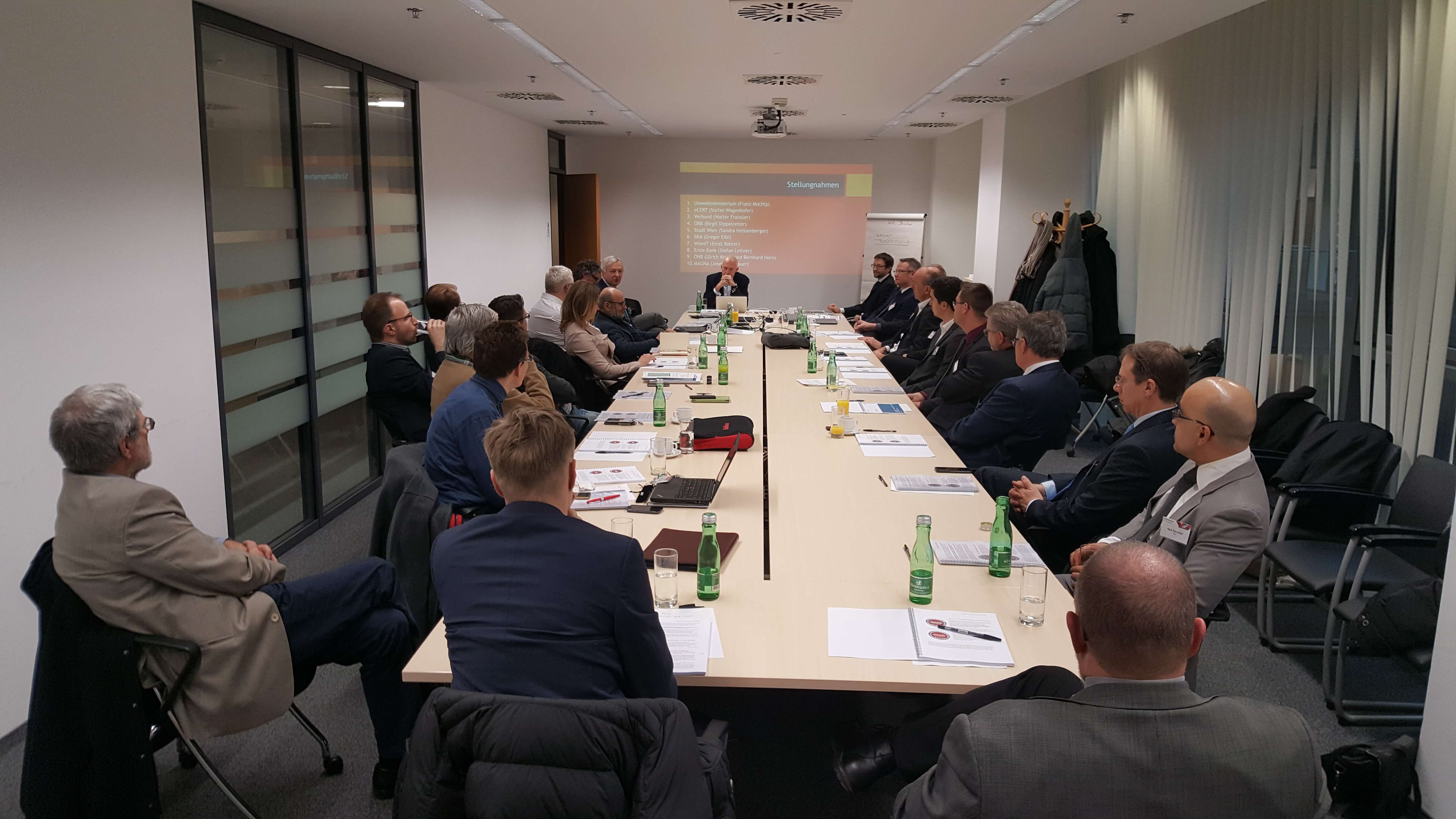 Meeting of project SECCAT at Ministry of Finance
