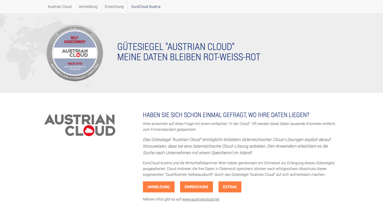 Österreichs erstes Cloud-Gütesiegel