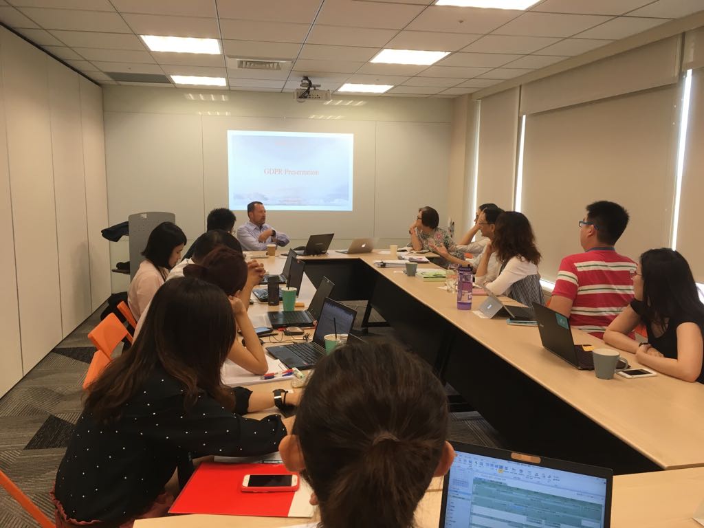 GDPR lecture at the Science & Technology Law Institute in Taipei, Taiwan