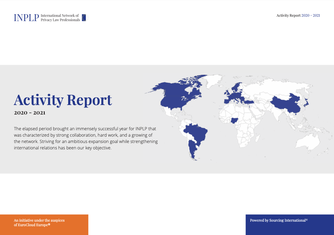 INPLP Activity Report 2020 published