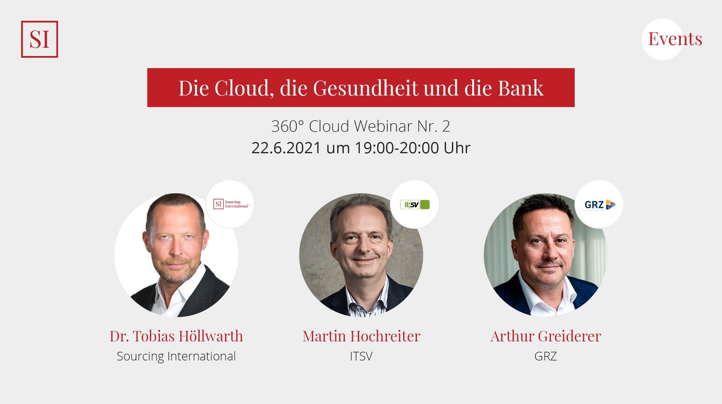 Die Cloud, die Gesundheit und die Bank