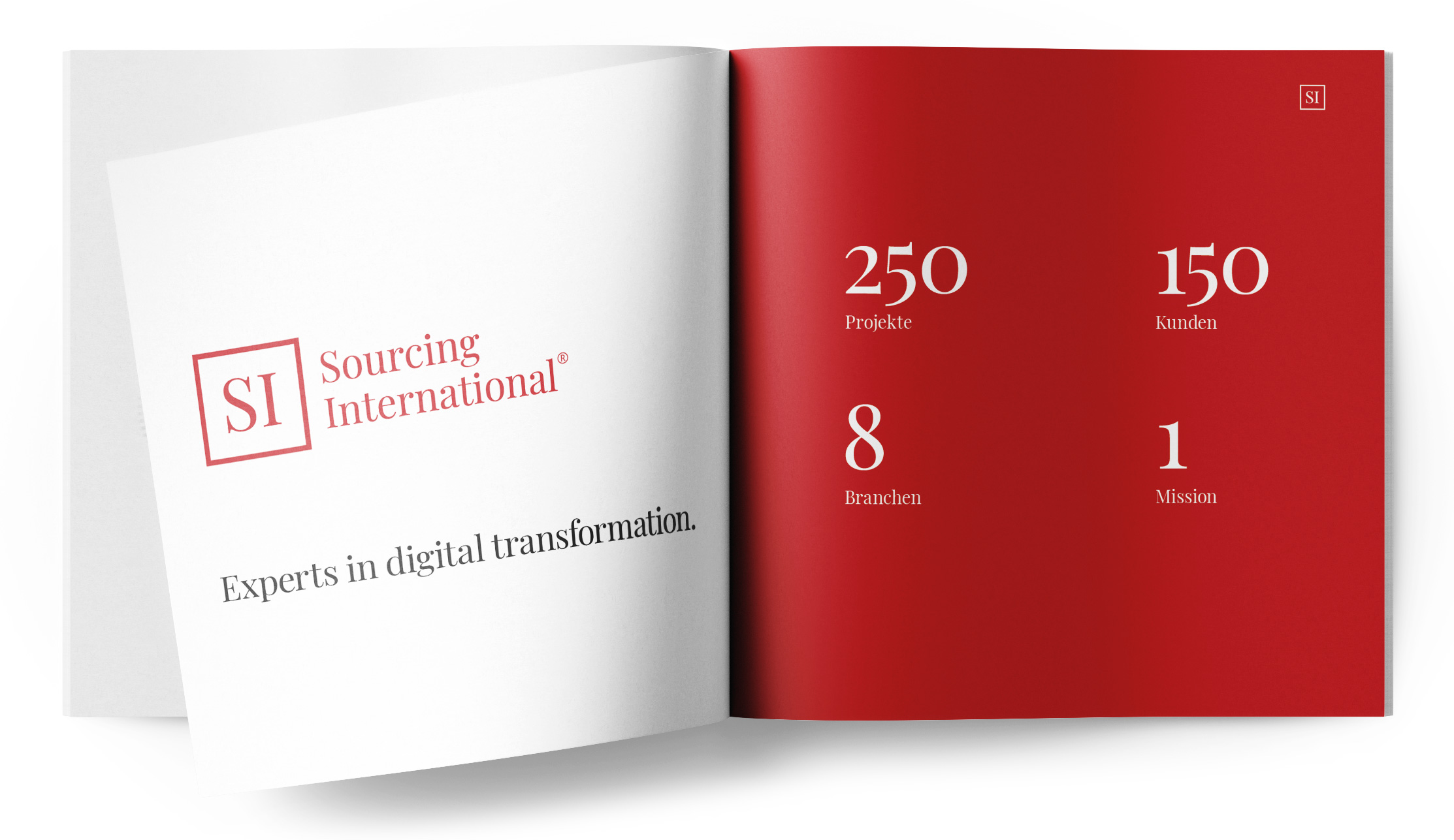 Company brochure pages